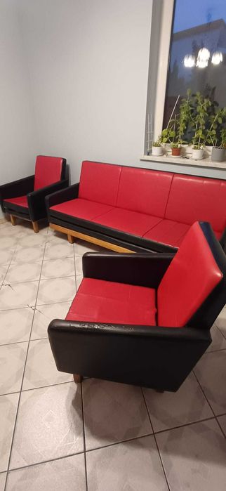 Kanapa rozkładana + 2 fotele | Funkcja spania