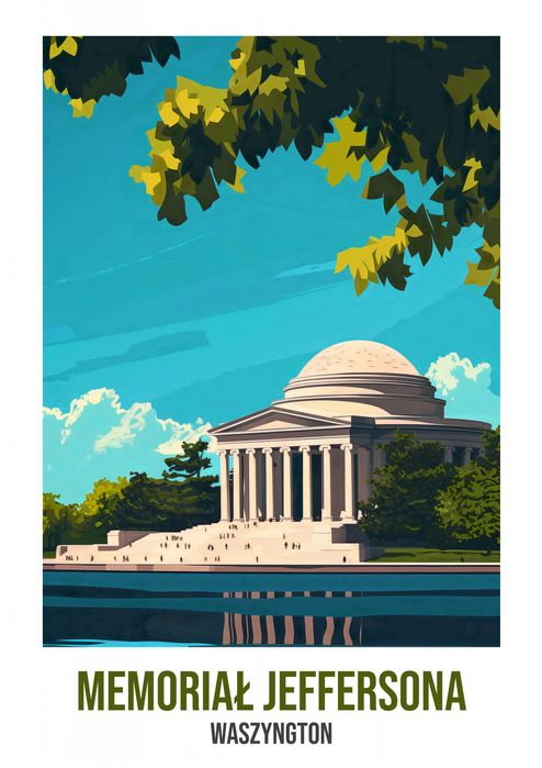 Plakat 29,7x42cm Memoriał Jeffersona
