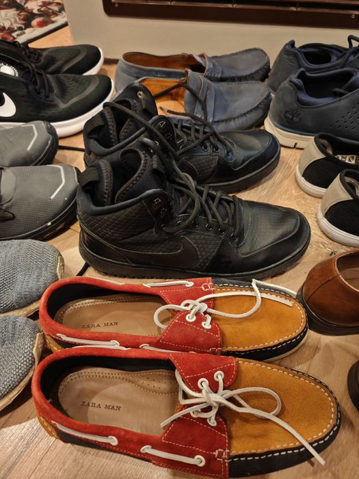 Zestaw butów Salomon Nike Timberland adidas