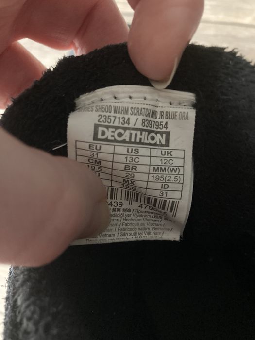 Buty zimowe Decathlon / Quechua rozm 31
