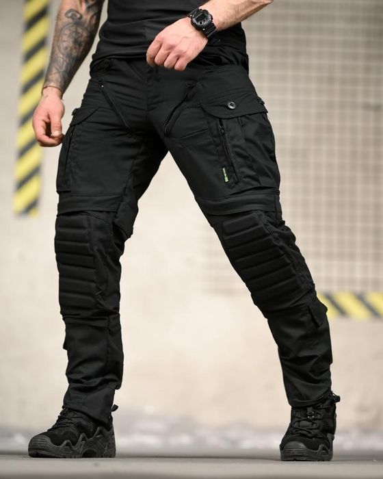 Чорні літні тактичні штурмові військові штани Scorpion OCP black