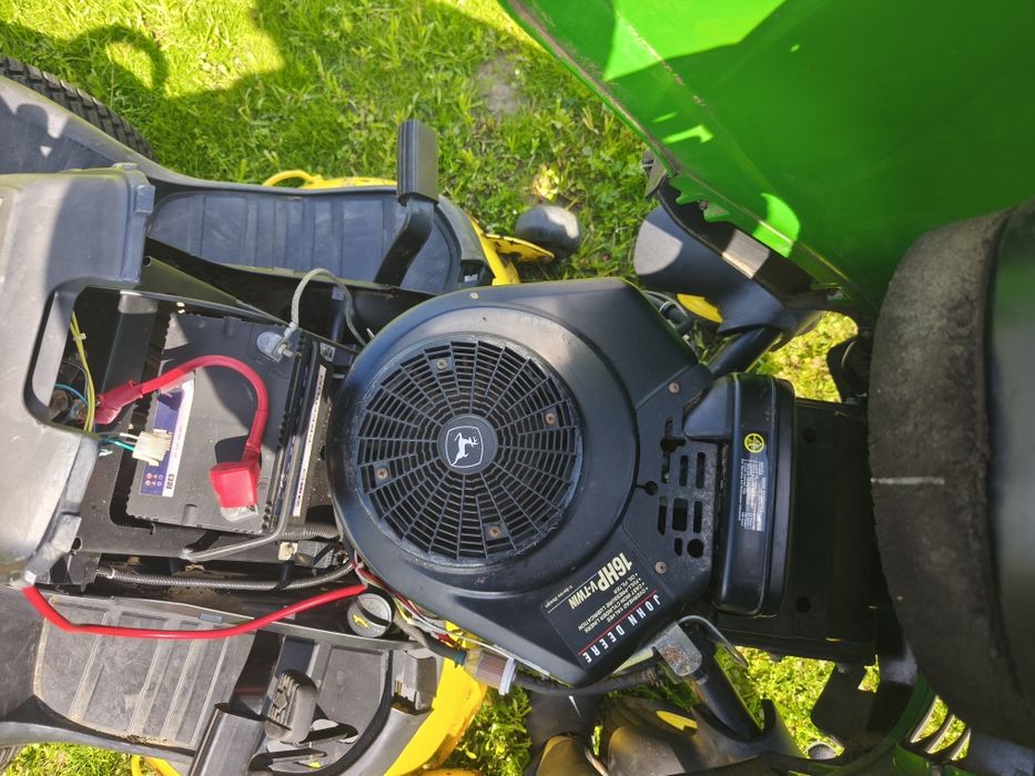 Traktorek kosiarka John Deere sst16 zeroskret dwa cylindry