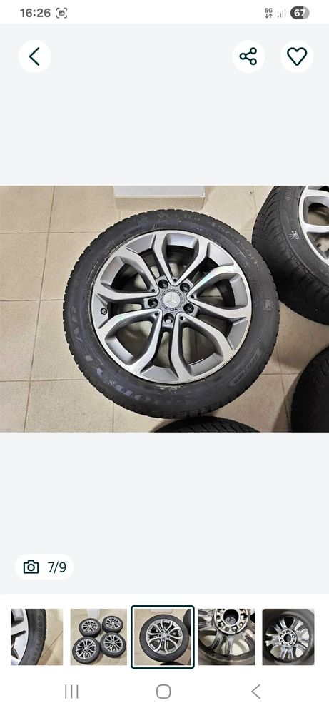 Jantes mercedes originais 17