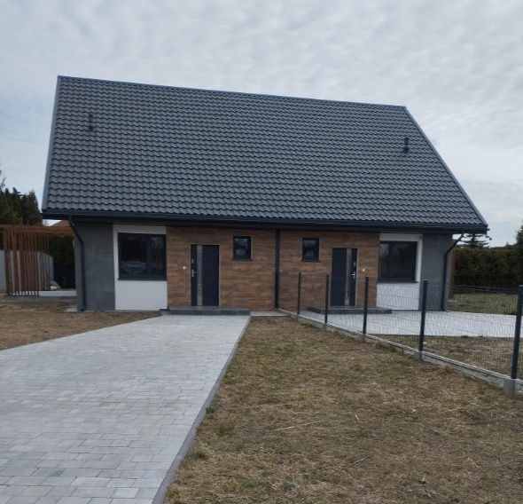 Nowe  Domy  Bliźniak  działki po 6ar. Gotowe do Zamieszkania ul Północna-Liliowa Karbowo