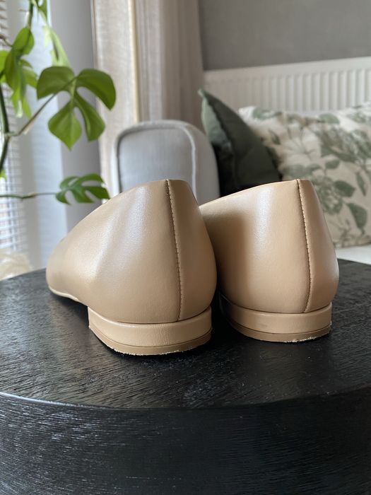 Buty baleriny Anis Mari 37 beżowe cielisty róż