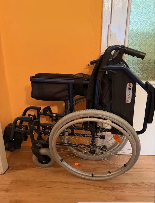 Wózek inwalidzki aluminiowy