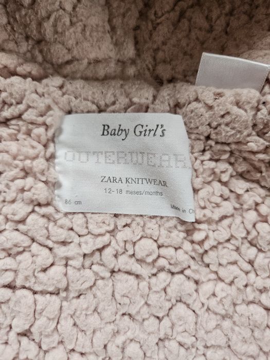 Płaszczyk Zara rozmiar 86