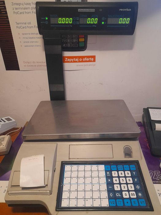 Waga 15kg proflo z drukarką