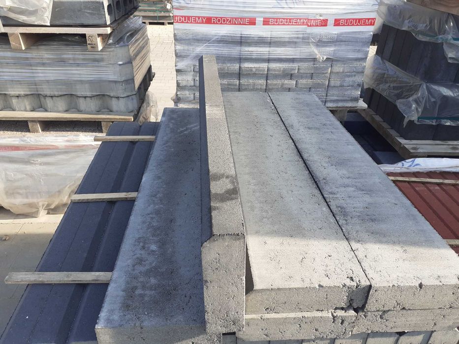Obrzeże Betonowe 6 cm Szary, Grafit Promocja