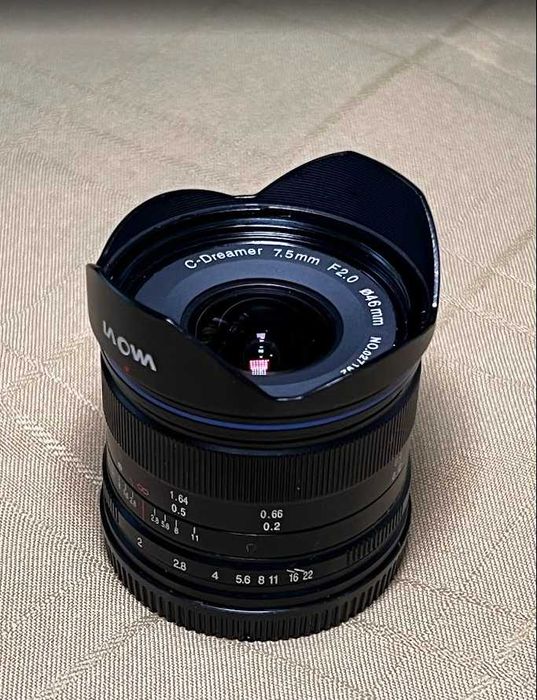 Laowa AE 7.5mm f/2 (MFT | Micro 4/3) - COMO NOVA