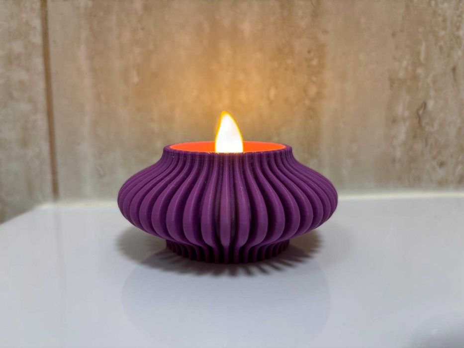 Porta Velas Design Moderno em 3D