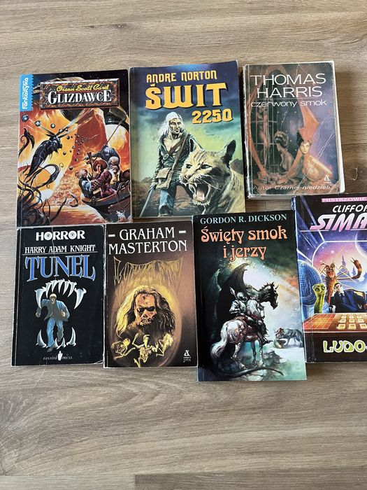 Fantastyka rózne tyuły 7 szt Masterton Harris