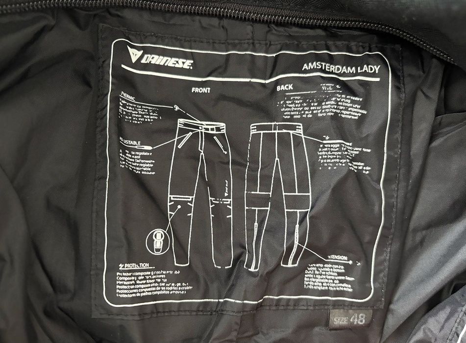 Calças Moto Dainese Amsterdam Lady (48)