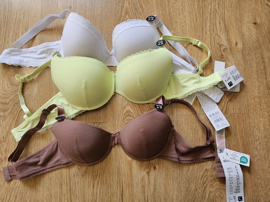 Zestaw staników biustonoszy 80 C