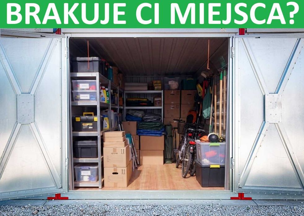 Mini Magazyn samoobsługowy, Komórka lokatorska, Kontener Magazynowy, self storage do wynajęcia Kraków od 2 - 12 m²