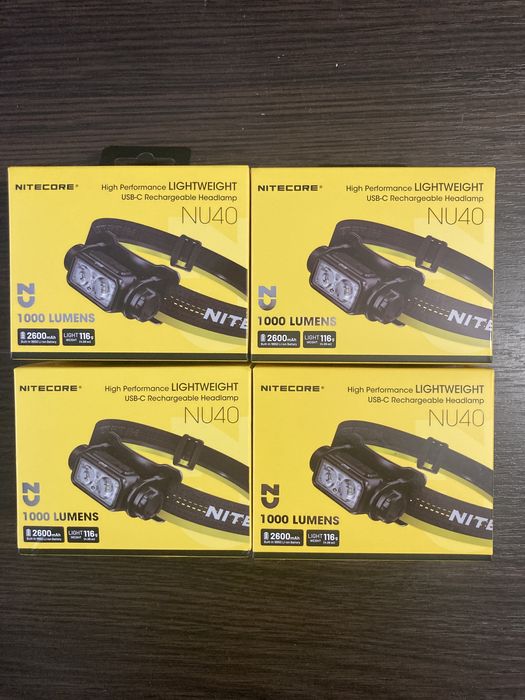 Ліхтар налобний Nitecore NU40