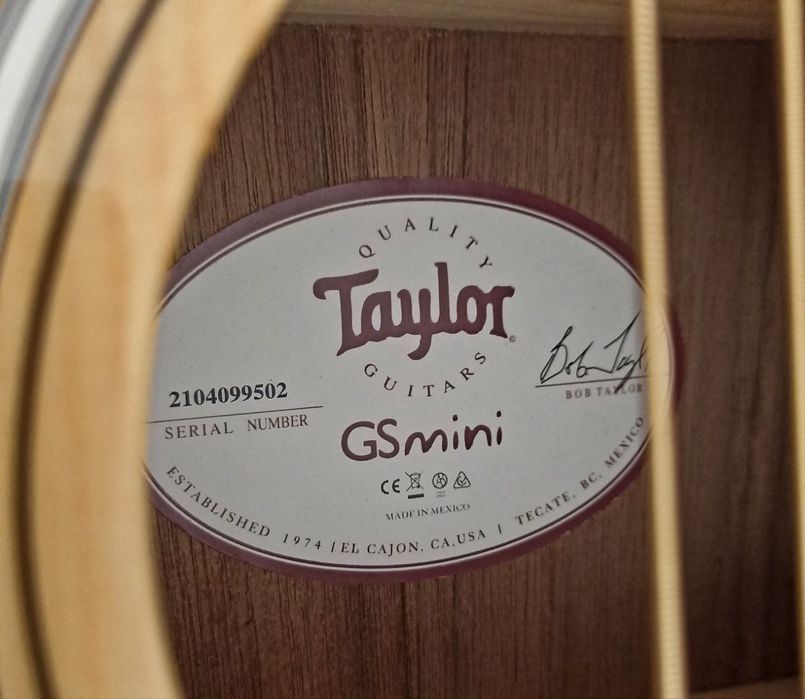 Акустична гітара Taylor GS mini Нова