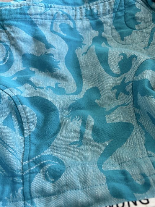 Fidella/Fidela Fusion, nosidło z chusty tkanej, morskie motywy