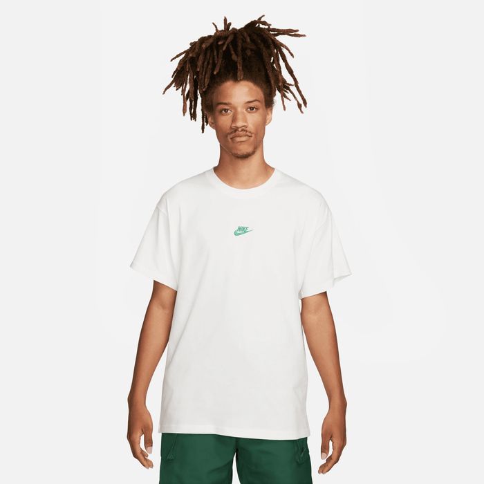 T-shirt luźny biały logo Nike L