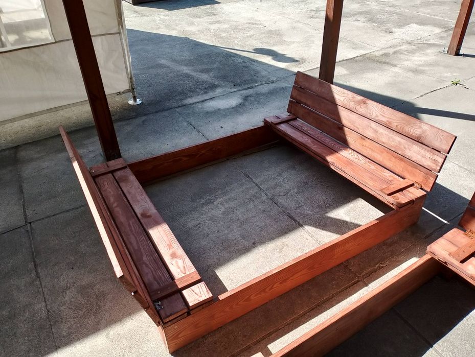 Piaskownica drewniana