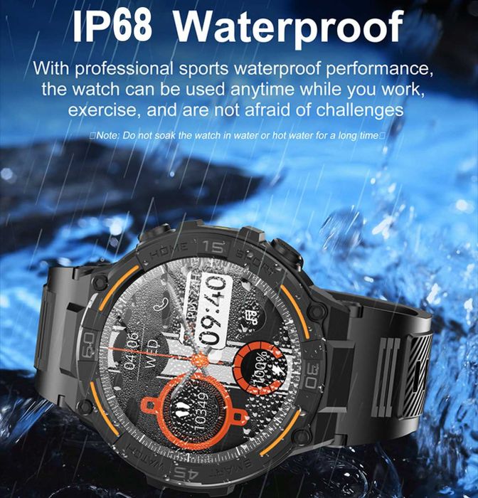 Смарт часы. LIGE HW50 PRO. NFC. LED-фонарик. Тактические,спортивные.