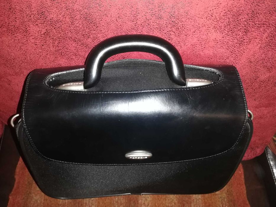 Mala da PORSCHE. Nova, em pele e tecido