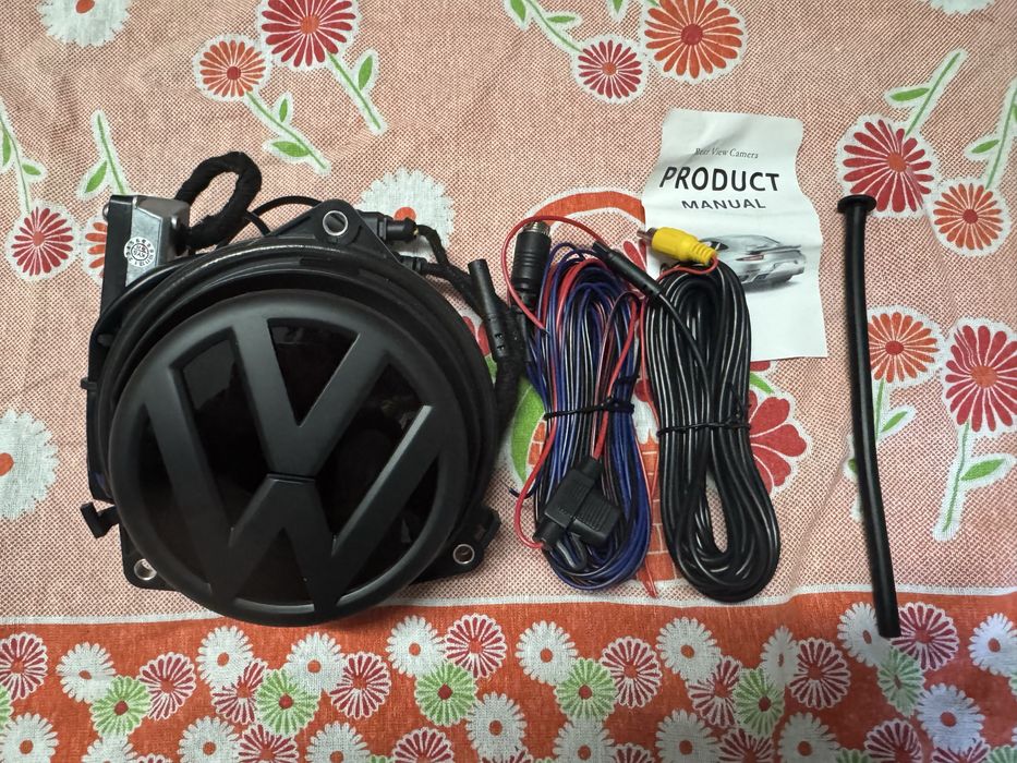 Simbolo VW com camara traseira