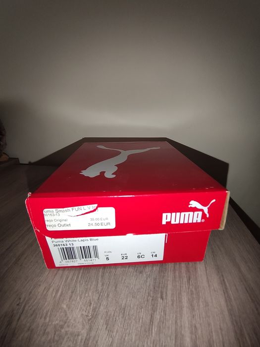 Sapatilhas criança nr 22 da Puma