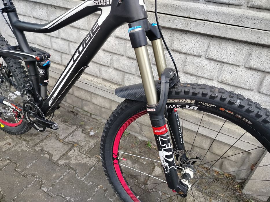 Rower MTB Cube stereo Race 160 carbon rama 18 2xFox 27.5