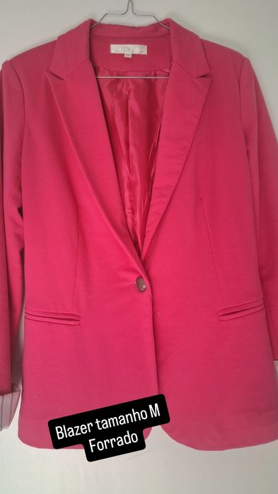 Blazer rosa forte M