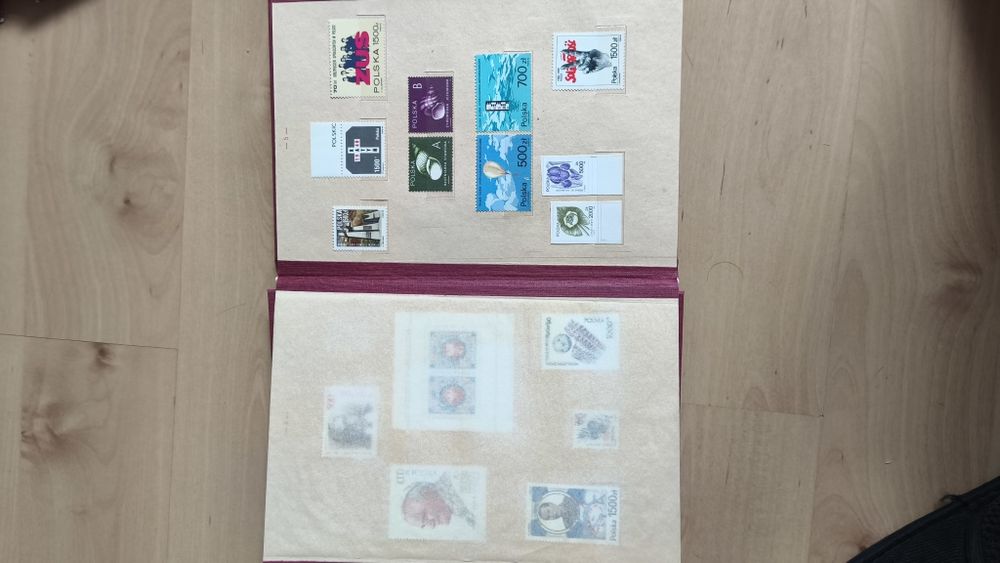 Klaser Rocznikowy / Klaser Jubileuszowy 1990/1991 TOM XVIII znaczki**