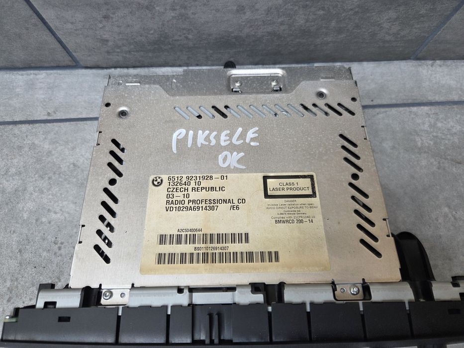 Radio samochodowe BMW E90 E91 E92 E93 E87 E81 E82 E88 E84 professional piksele OK