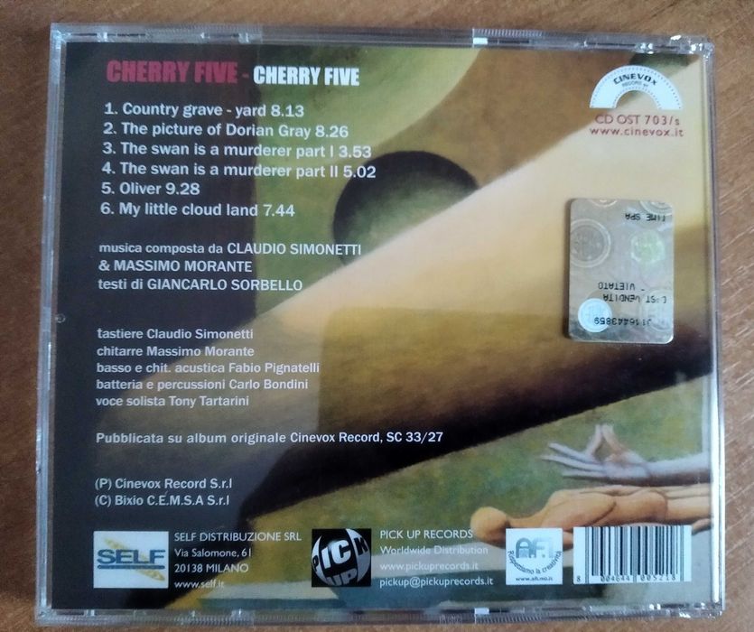 CHERRY FIVE - Cherry Five Cinevox Record