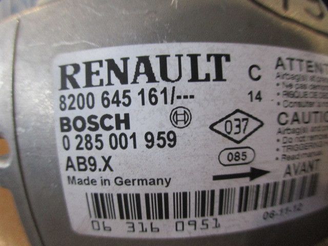 Centralina airbag RENAULT Clio III (BR0/1, CR0/1)
