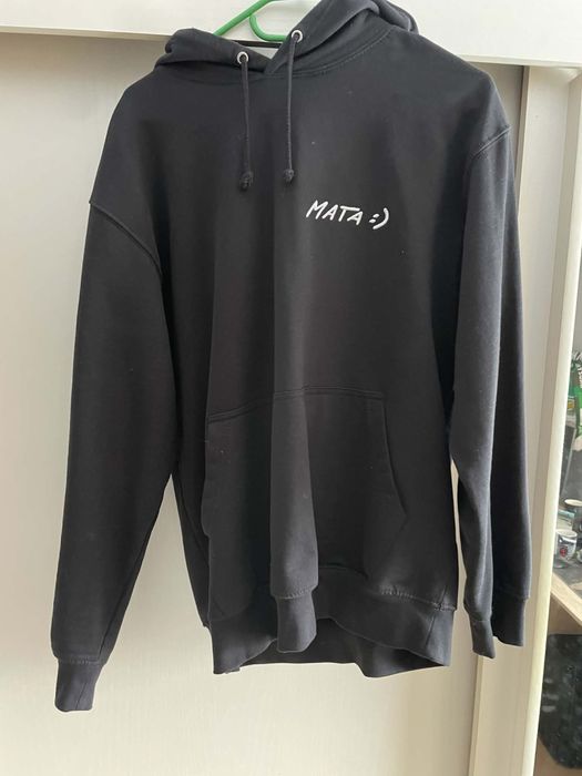 Bluza z kapturem MATA czarna hoodie - Rozmiar M