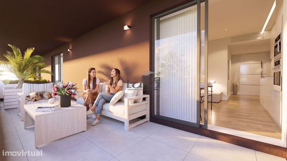 Apartamento T1 Novo varanda e lugar de garagem Vilar de Paraiso, Vi...