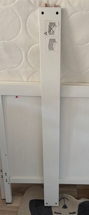 Sprzedam używane łóżeczko Ikea  + materac