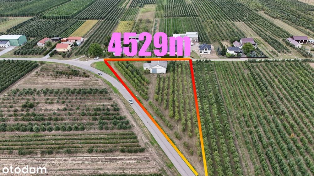 Atrakcyjna działka inwestycyjno-budowlana 4529 m² - Widok 2