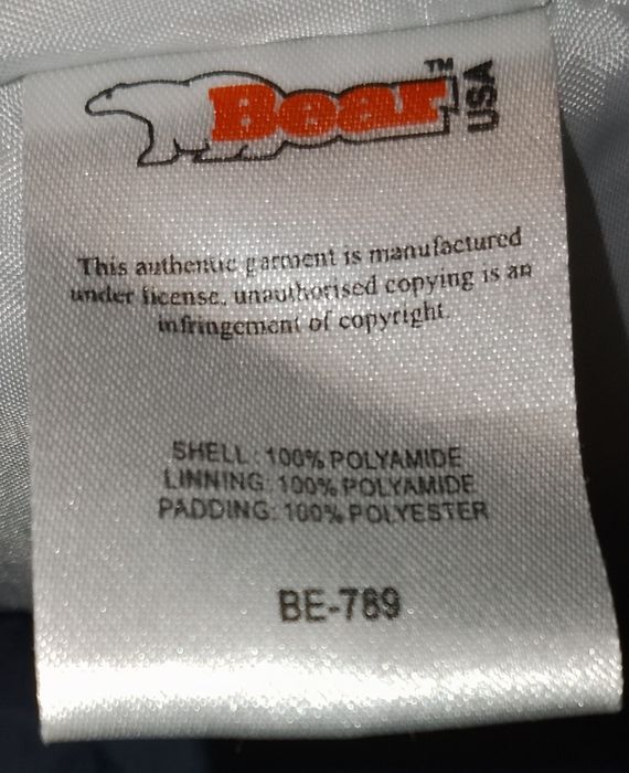 Анорак мужской теплый Bear N.Y. state USA  elementrix