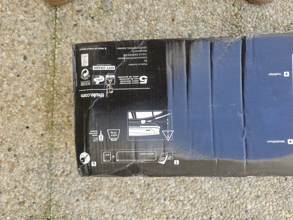 Barras tejadilho Thule paraVolvo V60