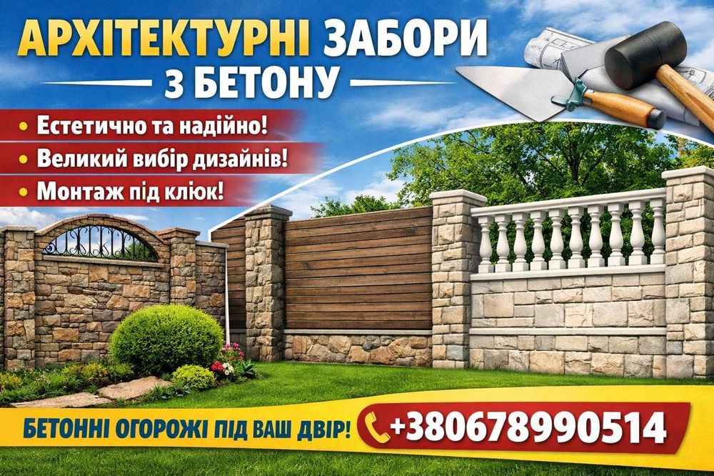Бетонні роботи , монолітні плити, бомбосховища  власна опалубка