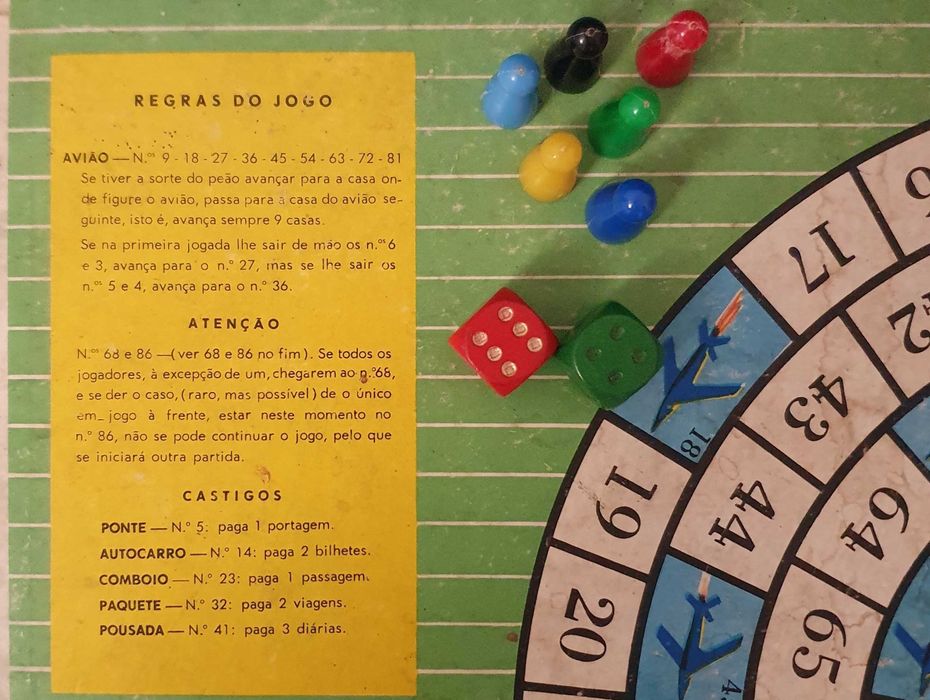 Jogo da Glória vintage - Anos 60 - Karto