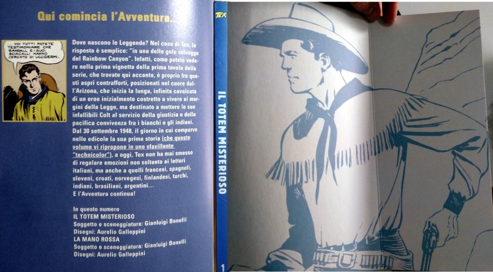 Tex Willer - Número 1 da Colecção histórica a cores