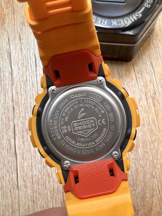 G-shock GBD-800 laranja