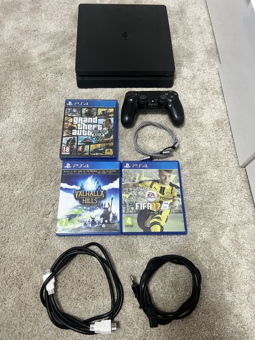 Ps4 Slim [1TB] + Jogos + Comando ( impecavel )