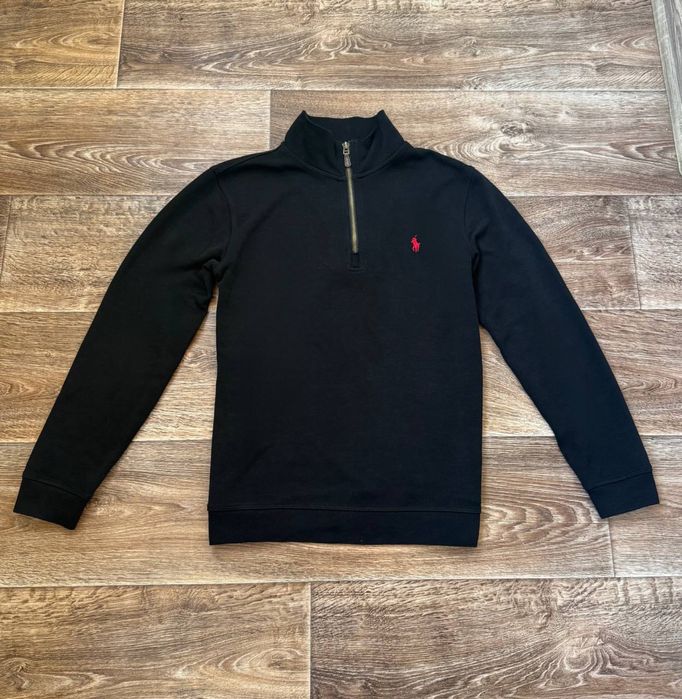 Мужская зипка свитшот polo ralph lauren fleece 1/4-zip sweatshirt