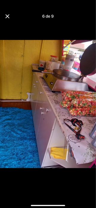 Reboque venda ambulante