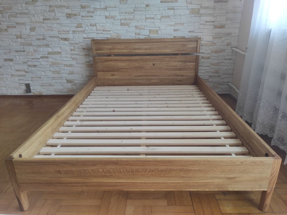Łóżko lity dąb 160x200