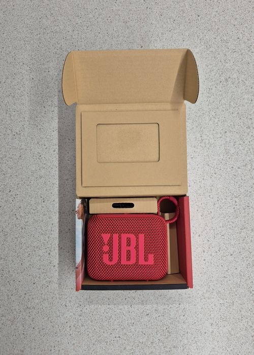 Głośnik mobilny JBL Go4, czerwony