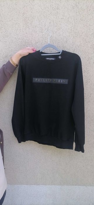 Męska czarna bluza Philipp Plein